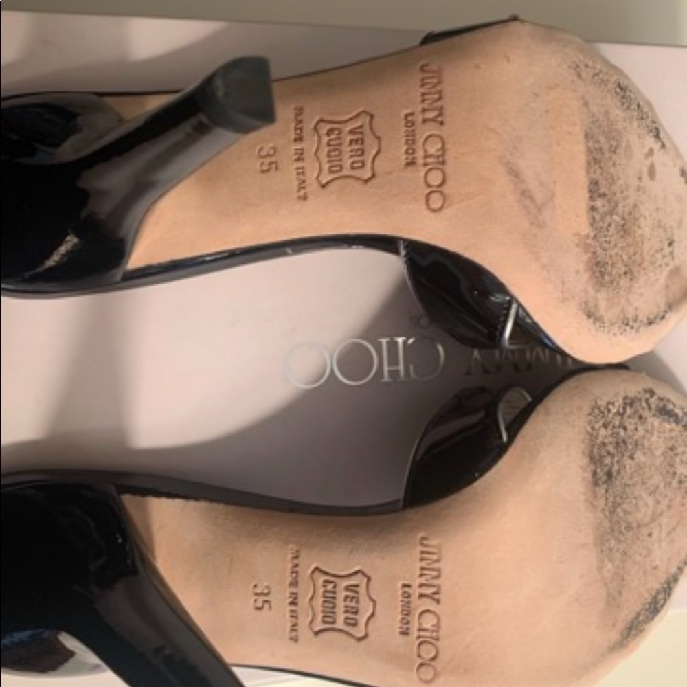 Jimmy Choo Patent Leather Heels - Picture 4 of 7